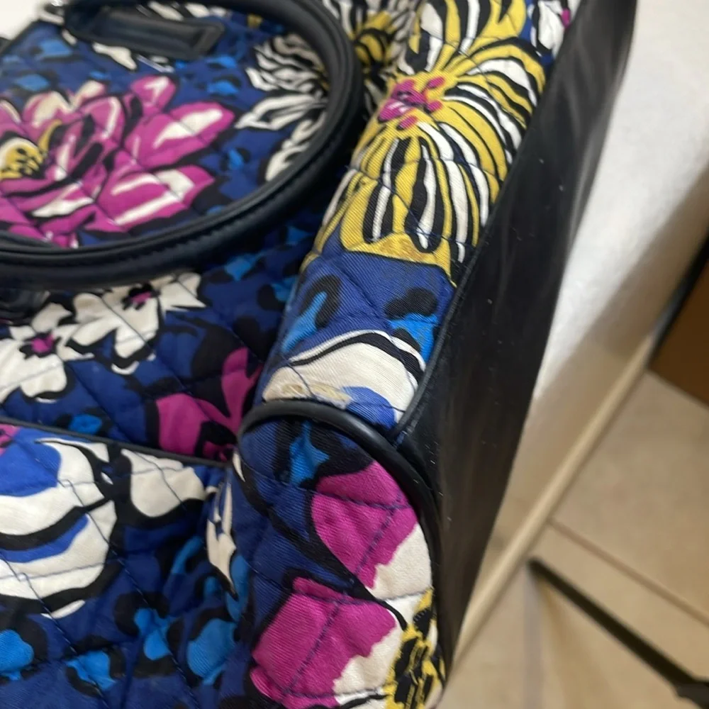 Vera Bradley Blue Floral Satchel bag